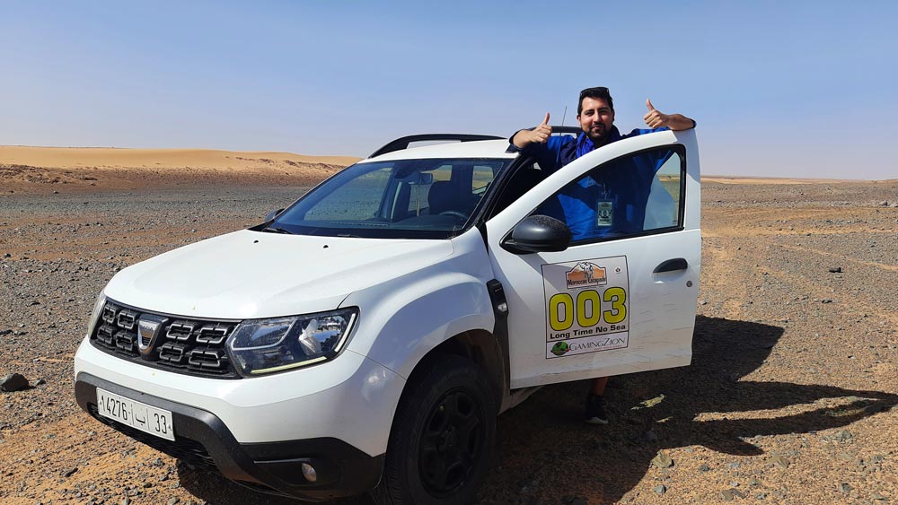 Moroccan Escapade Car with open door