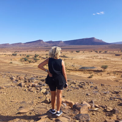 Moroccan Escapade landscape with person