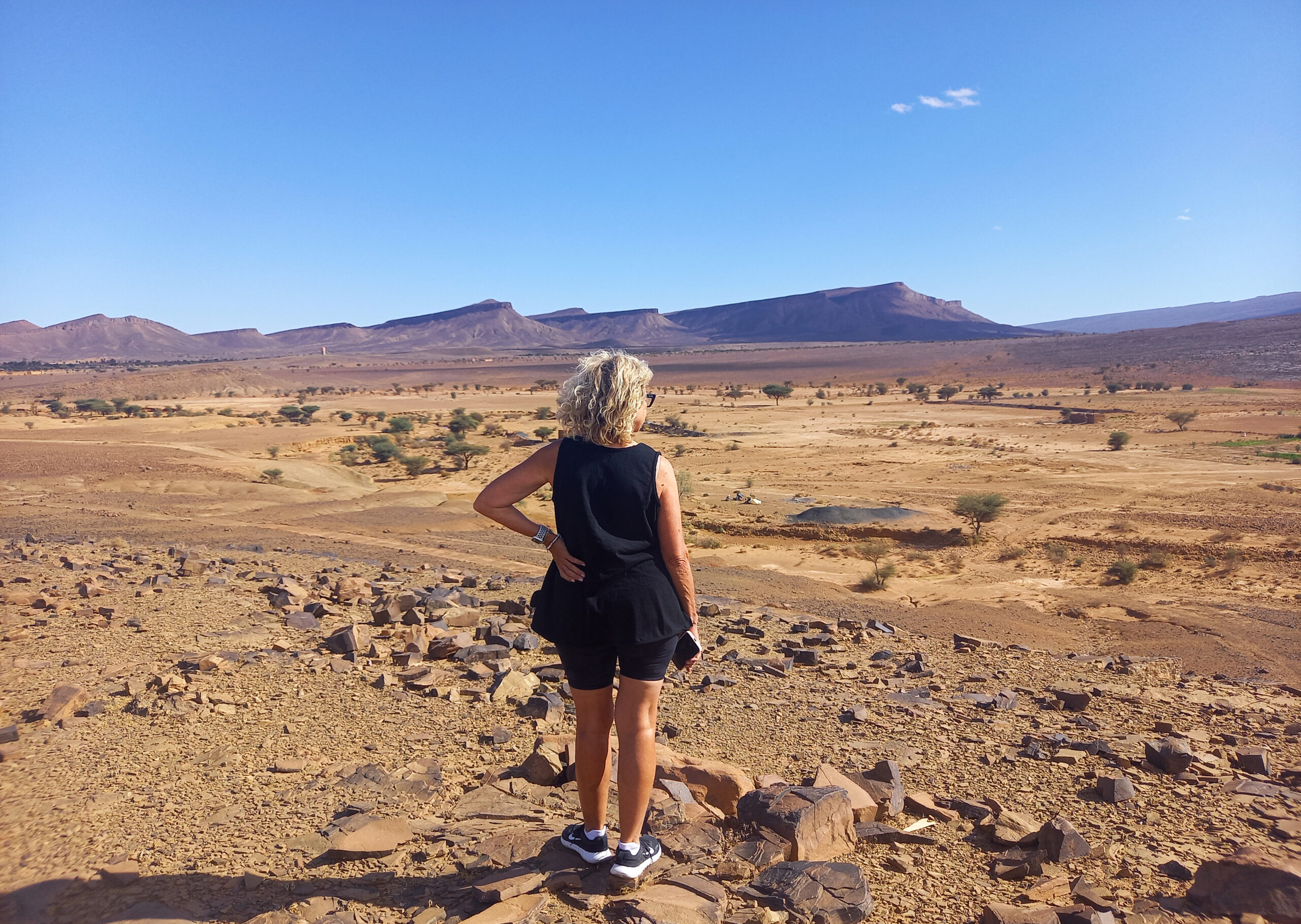 Moroccan Escapade landscape with person